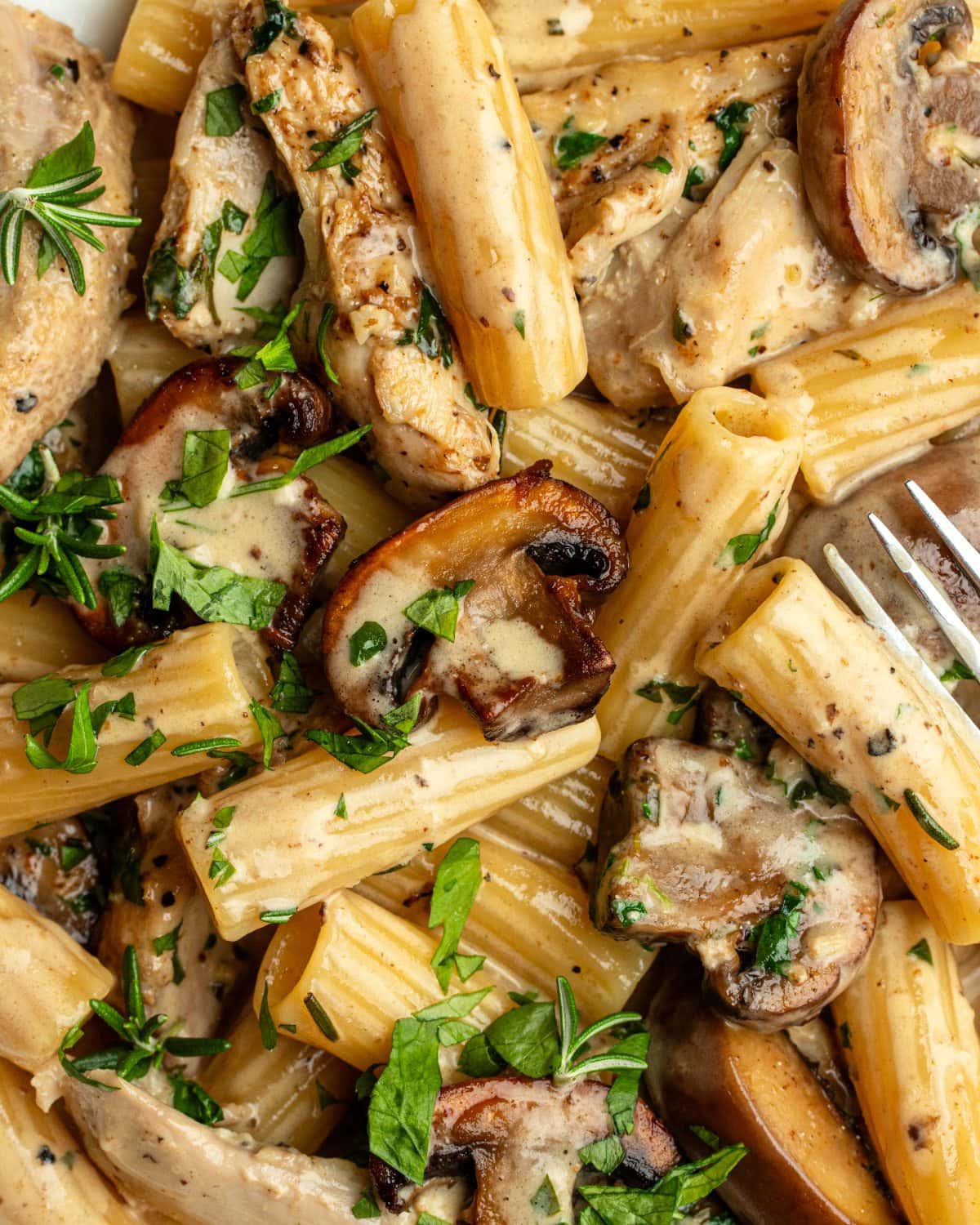 Creamy Chicken and Mushroom Pasta Recipe