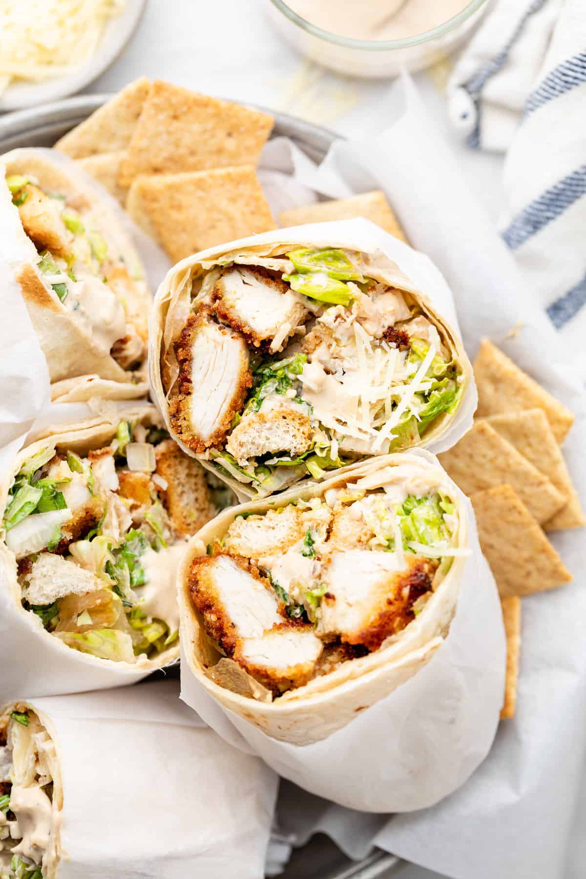 Chicken Caesar Salad Wrap Recipe