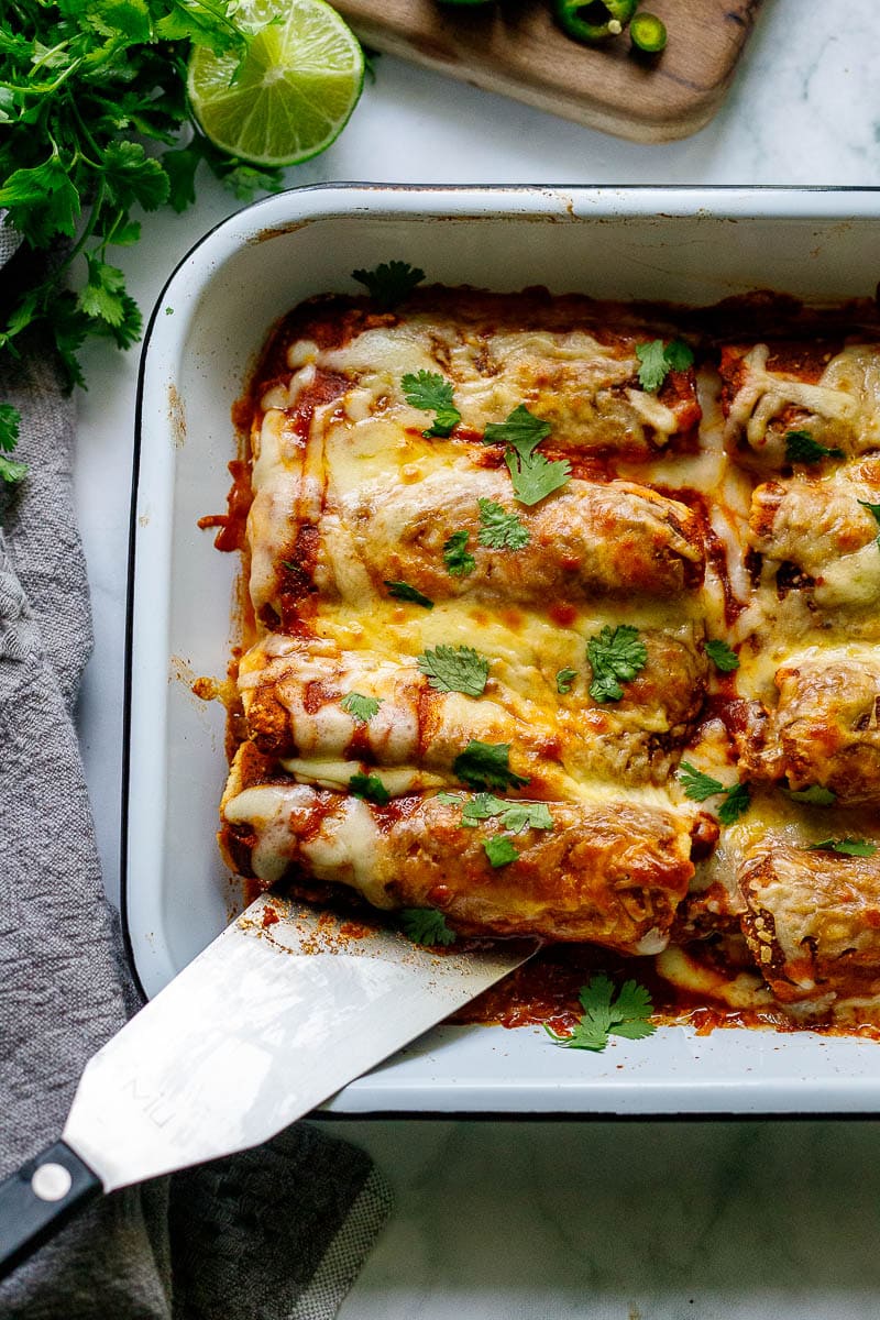 Easy Chicken Enchiladas Recipe