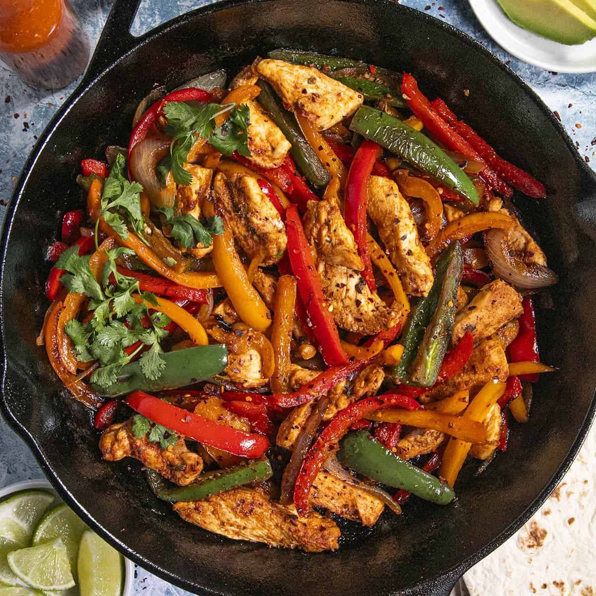 Spicy Chicken Fajitas Recipe