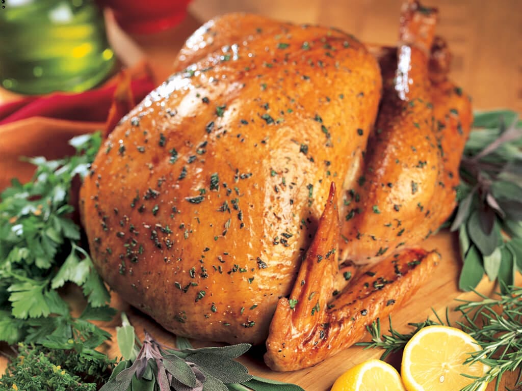 Herb-Rubbed Roast Turkey Recipe