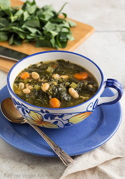 Mustard Greens and White Bean Soup