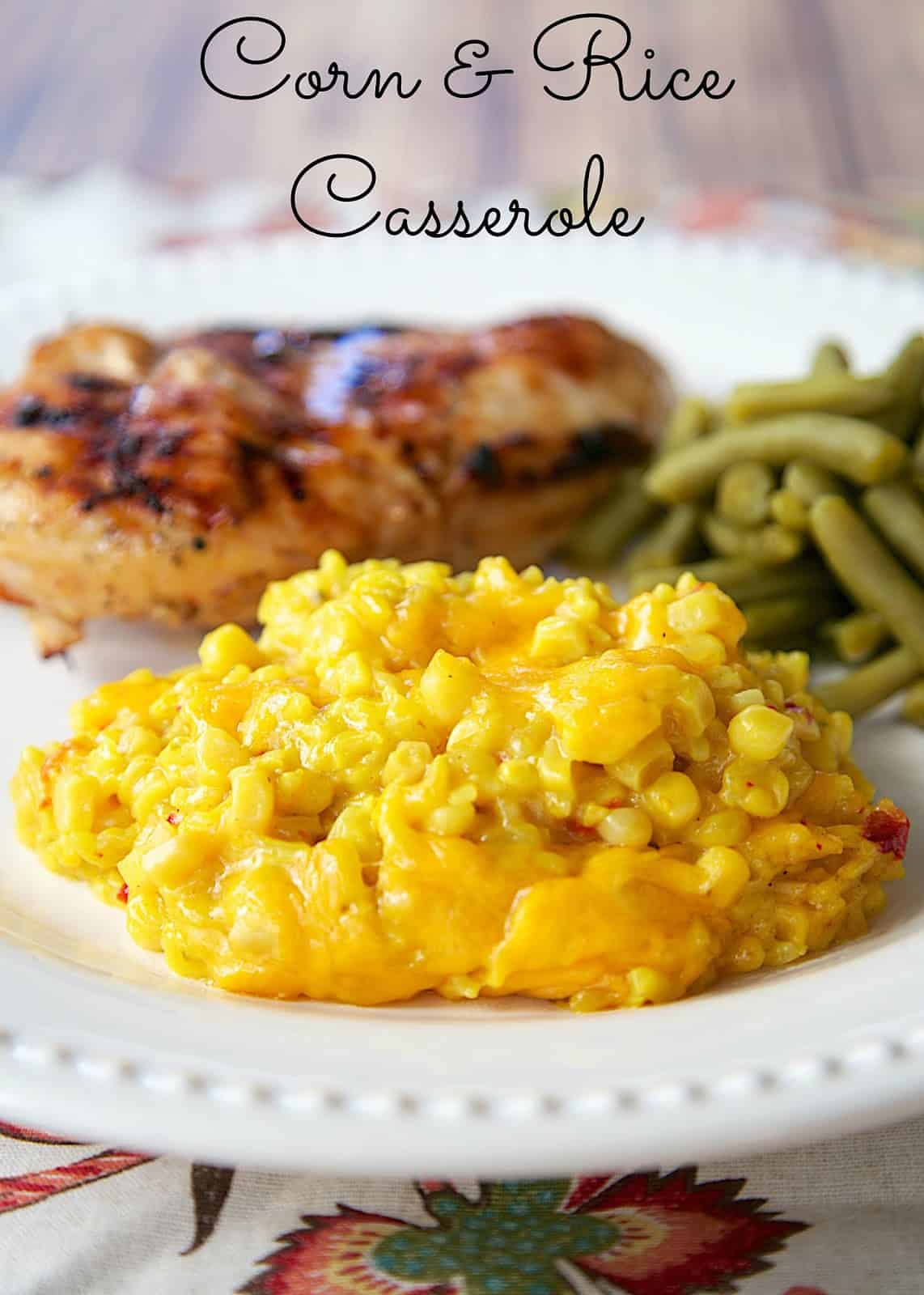 Rice and Corn Casserole Recipe