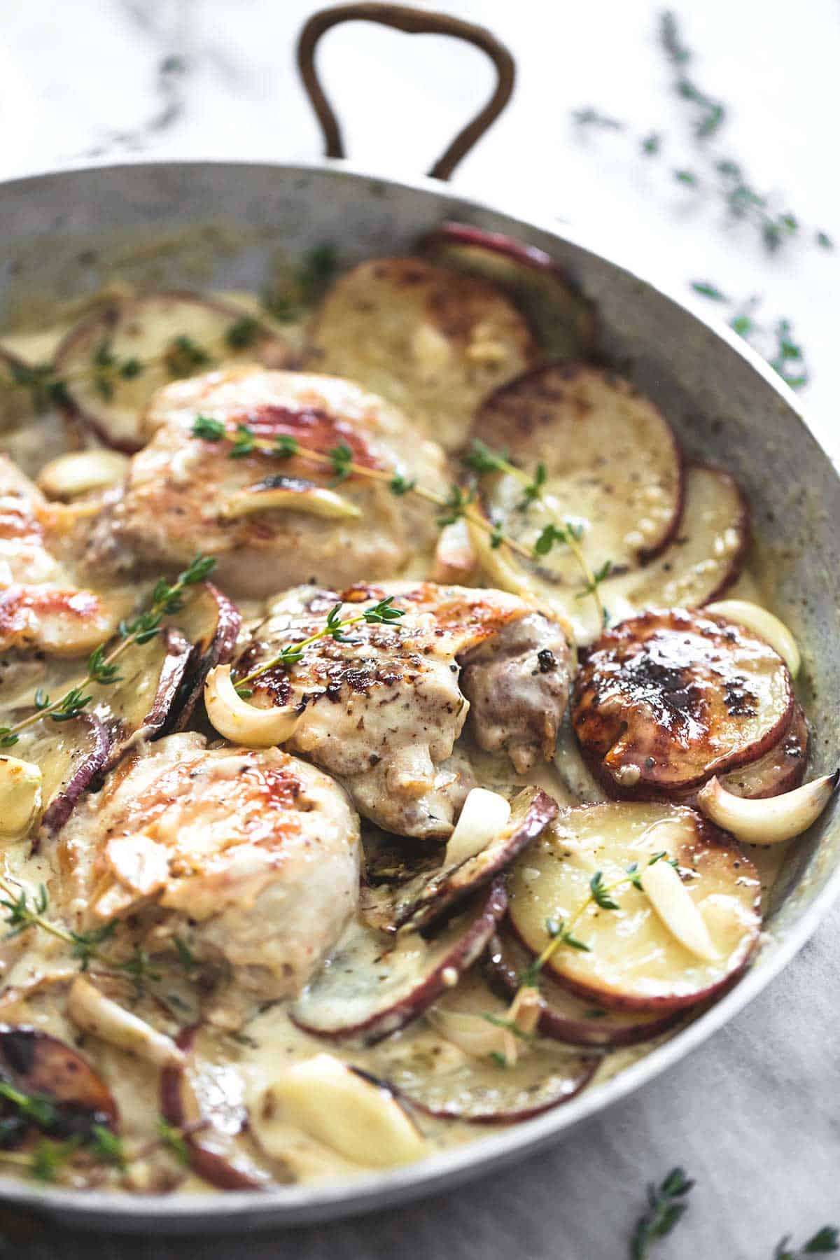 One-Pan Italian Herb Chicken and Potatoes Recipe