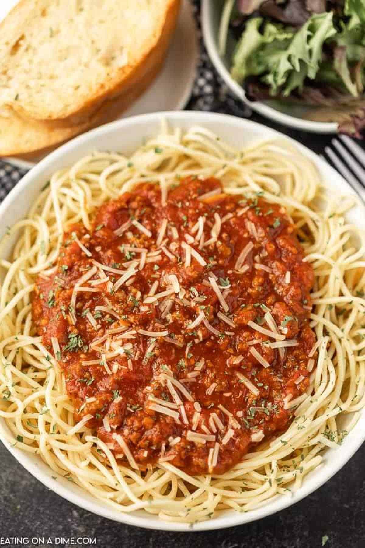 Spaghetti Sauce Dump and Go CrockPot Recipe