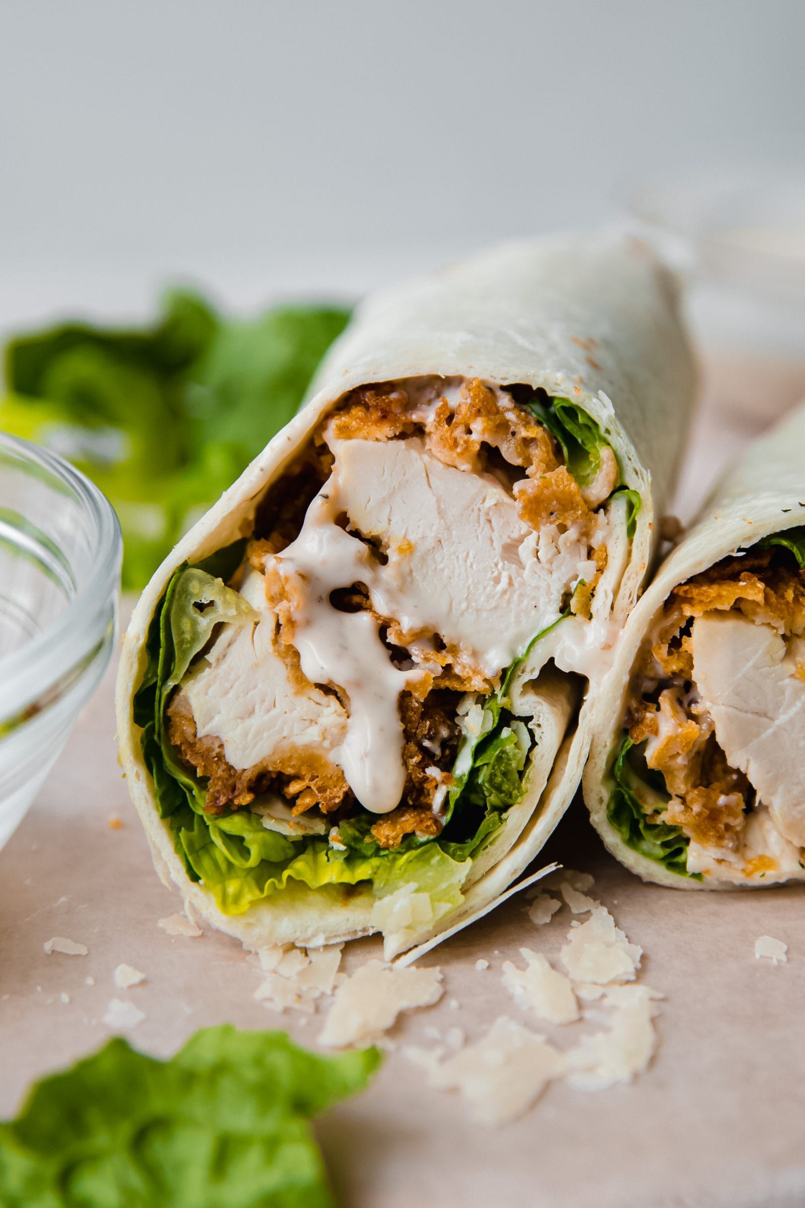 Make-Ahead Chicken Caesar Wraps Recipe