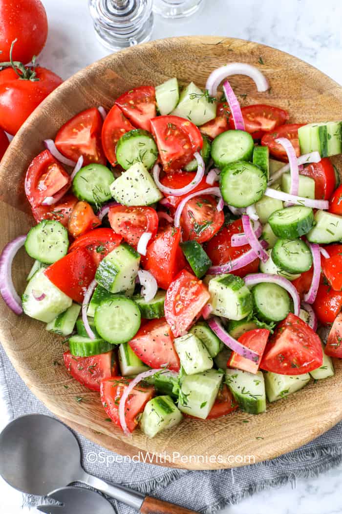 Cucumber Tomato Salad Recipe