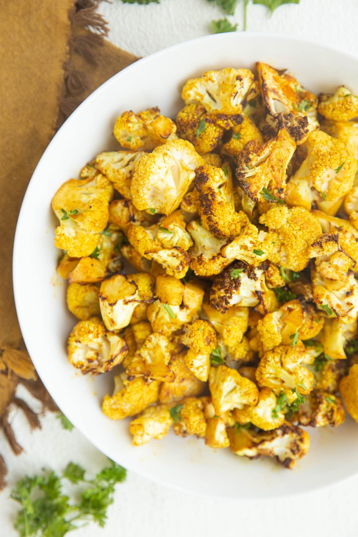 Air-Fryer Cauliflower Curry Recipe