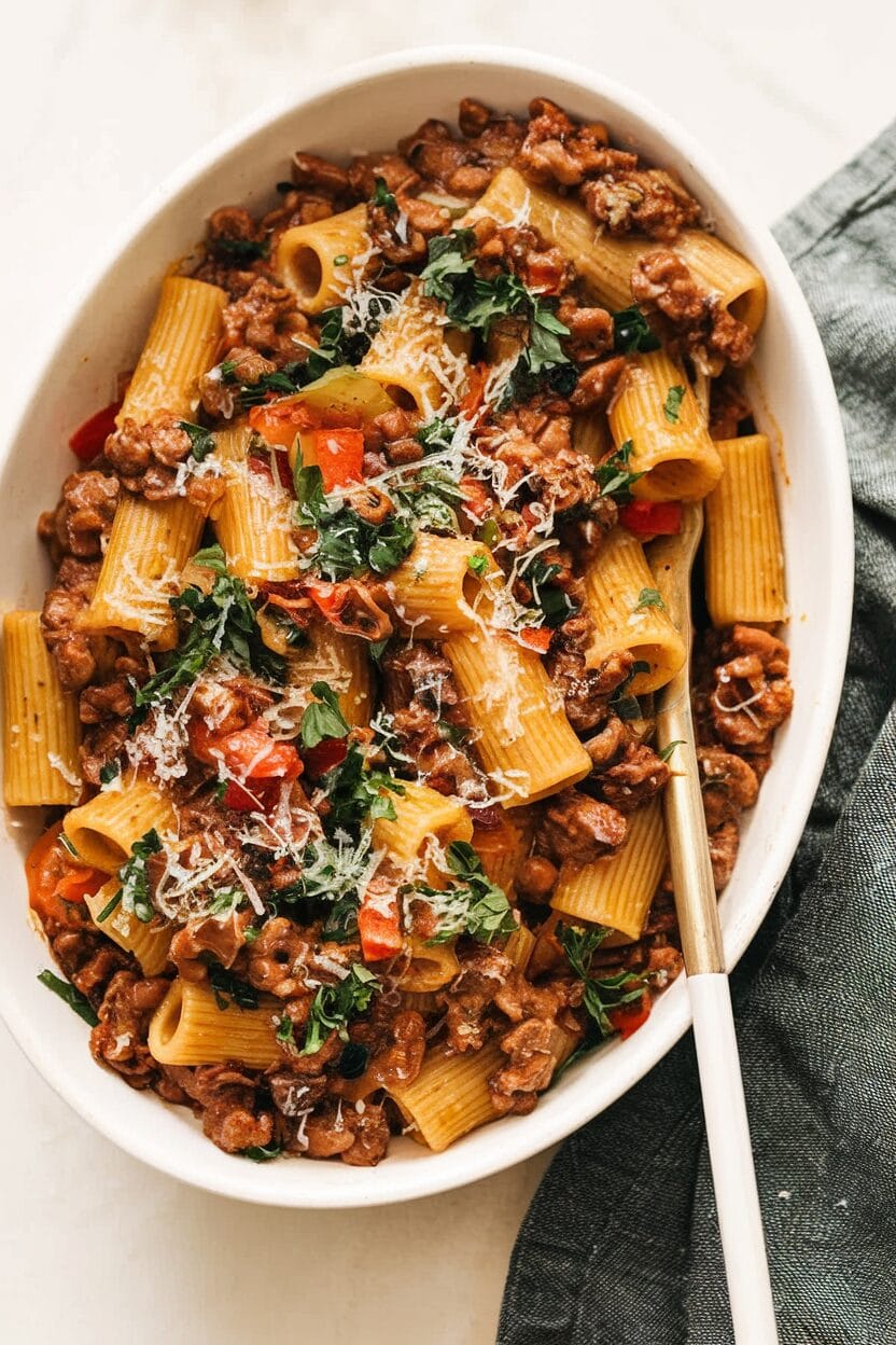 Easy Sausage Rigatoni