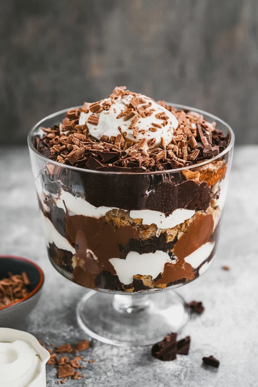 Easy Old-School Chocolate Trifle