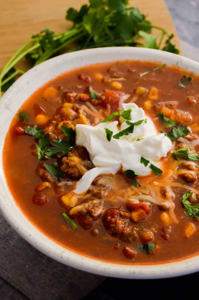 Spicy Taco Soup Recipe