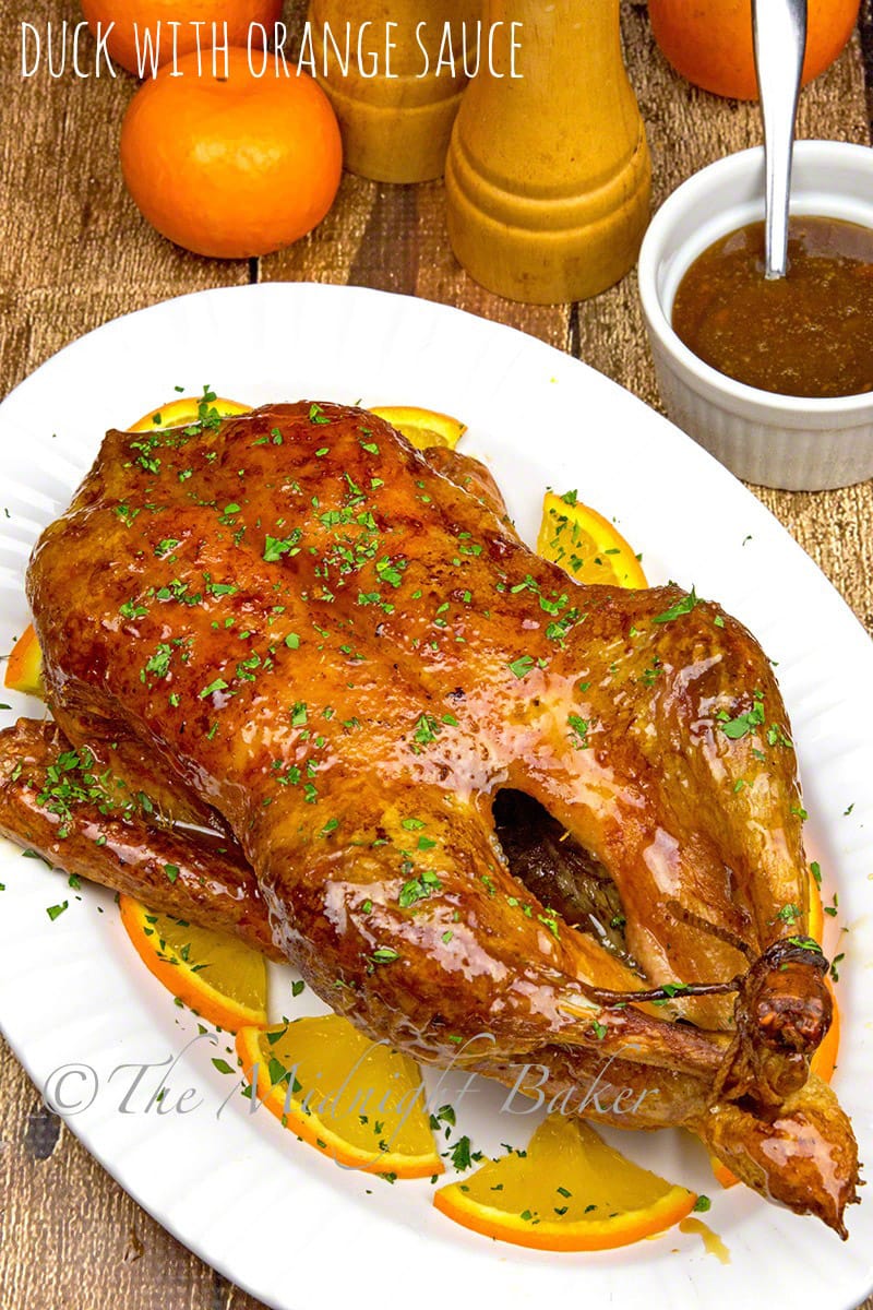 Roasted Duck with Orange Sauce