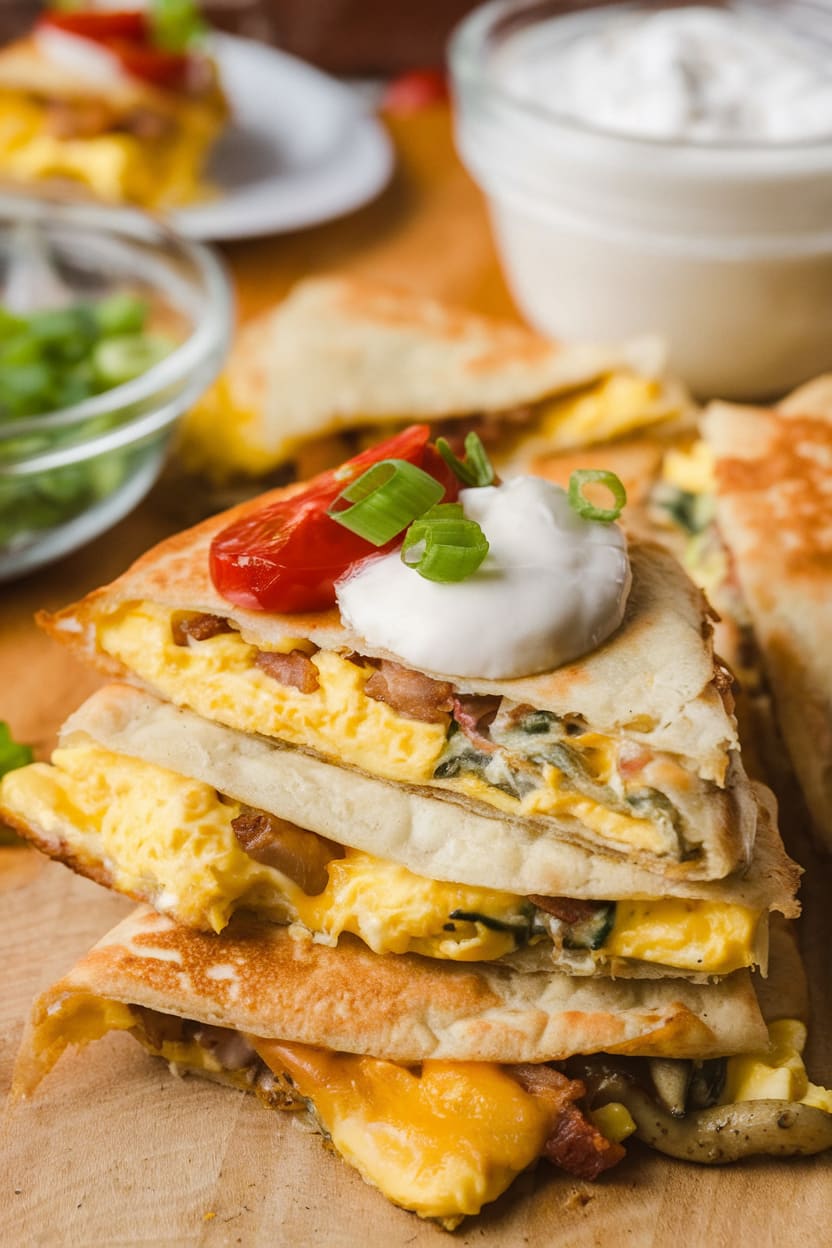 Sheet Pan Breakfast Quesadillas