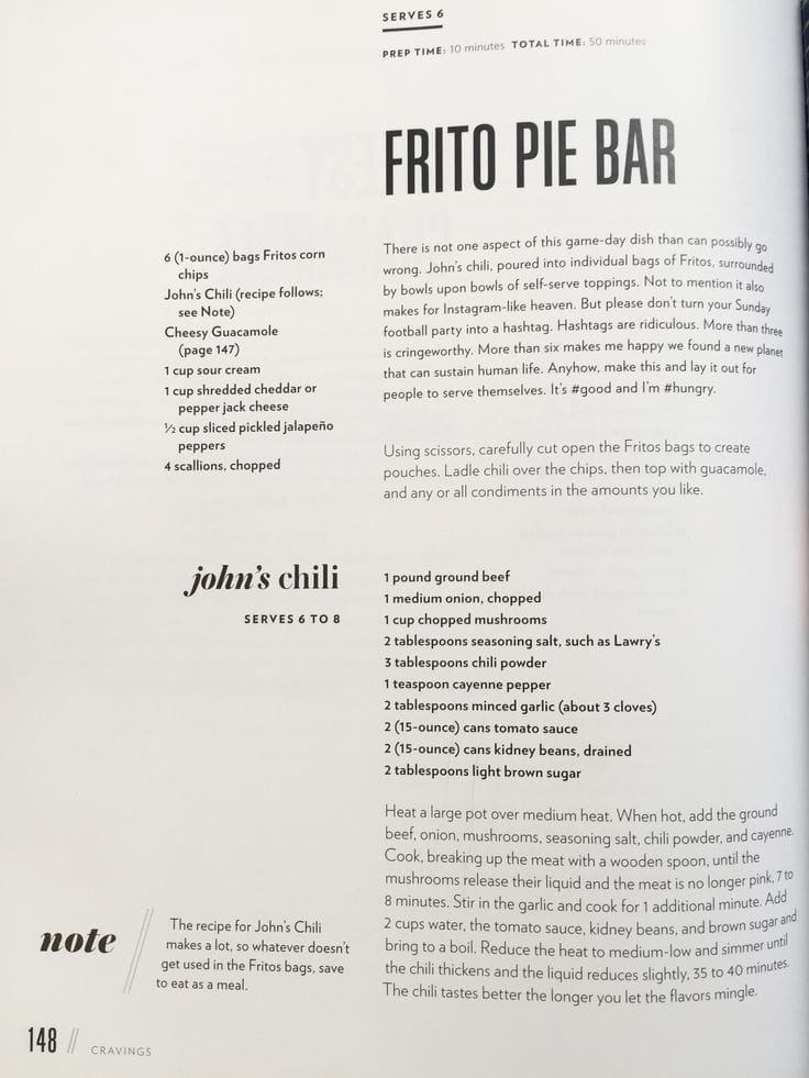 Chrissy Teigen's Chili Recipe