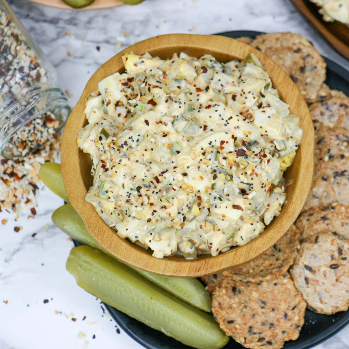 Egg Salad with Everything Bagel Seasoning Recipe