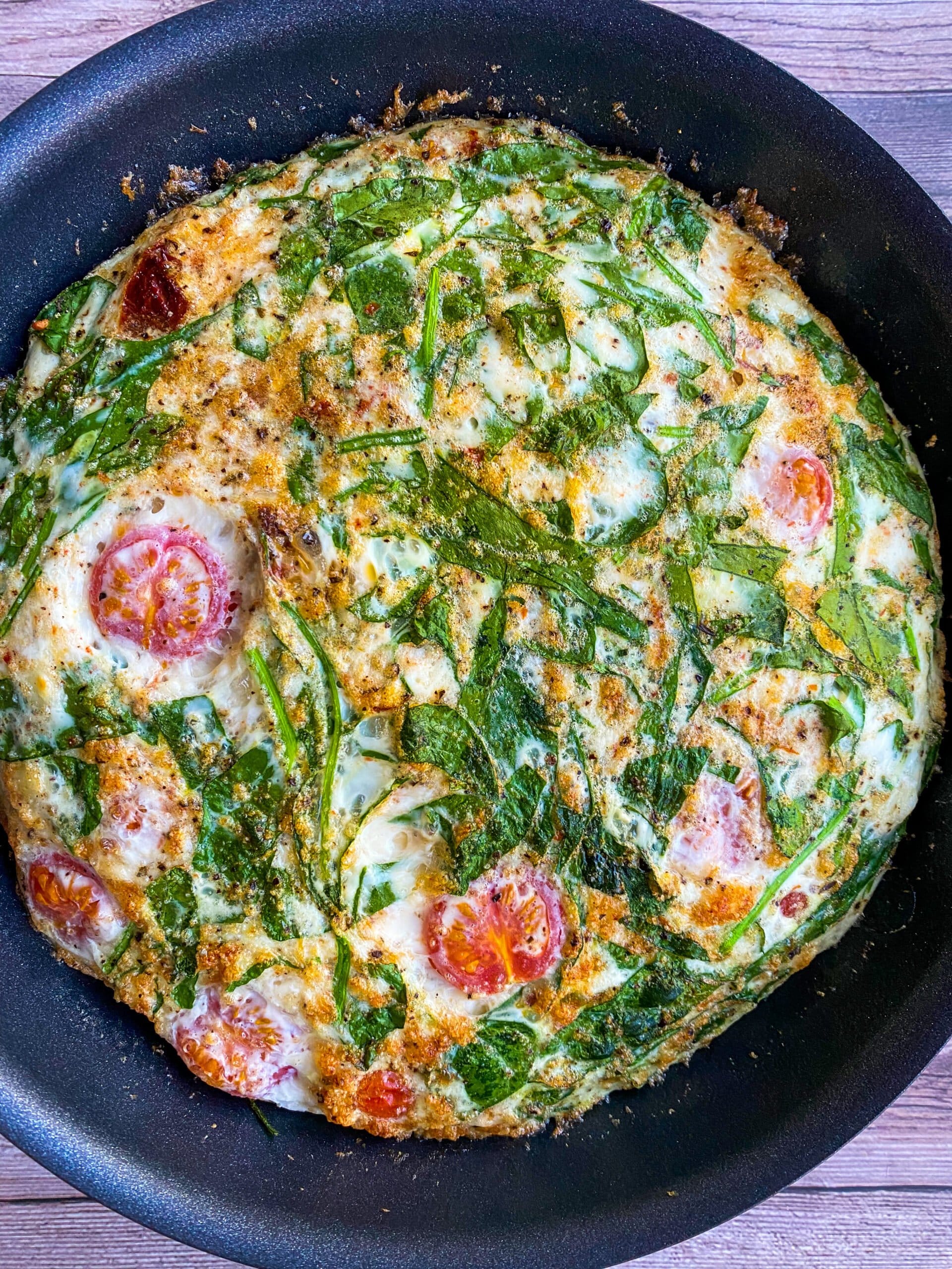 Egg White Frittata with Vegetables and Feta