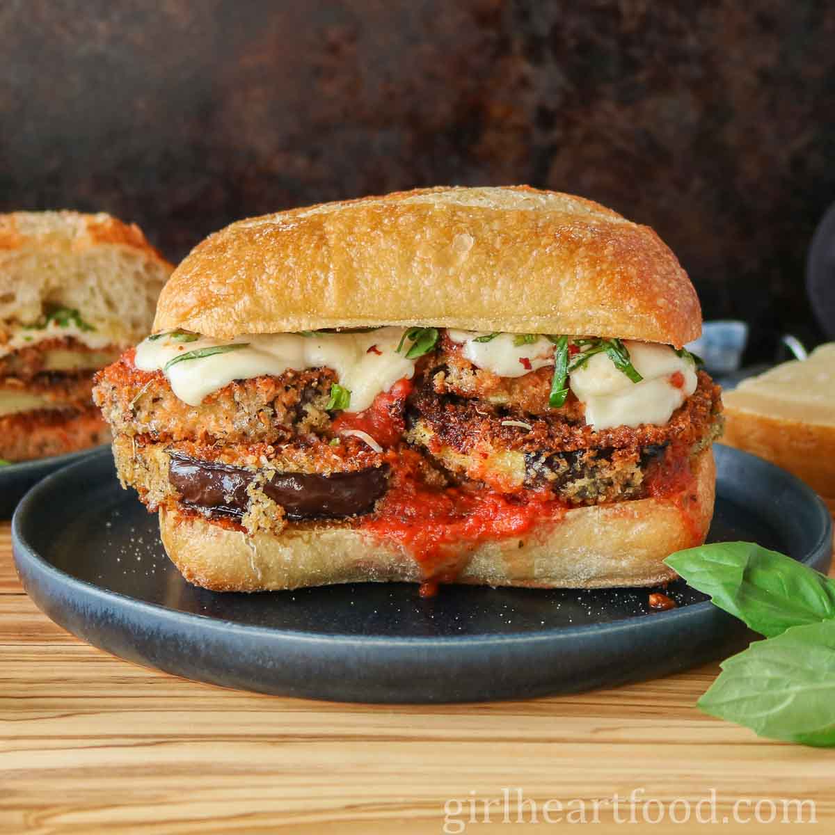 Eggplant Parmesan Sandwich Recipe