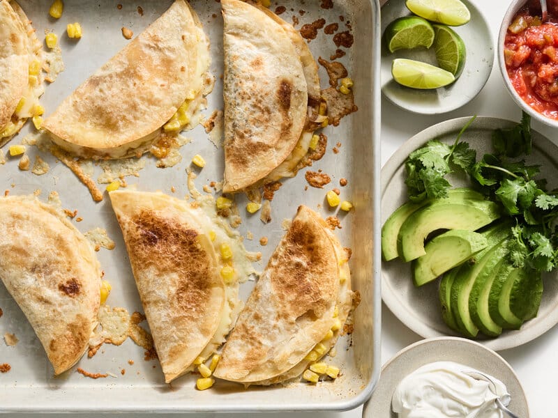 Sheet Pan Quesadillas Recipe