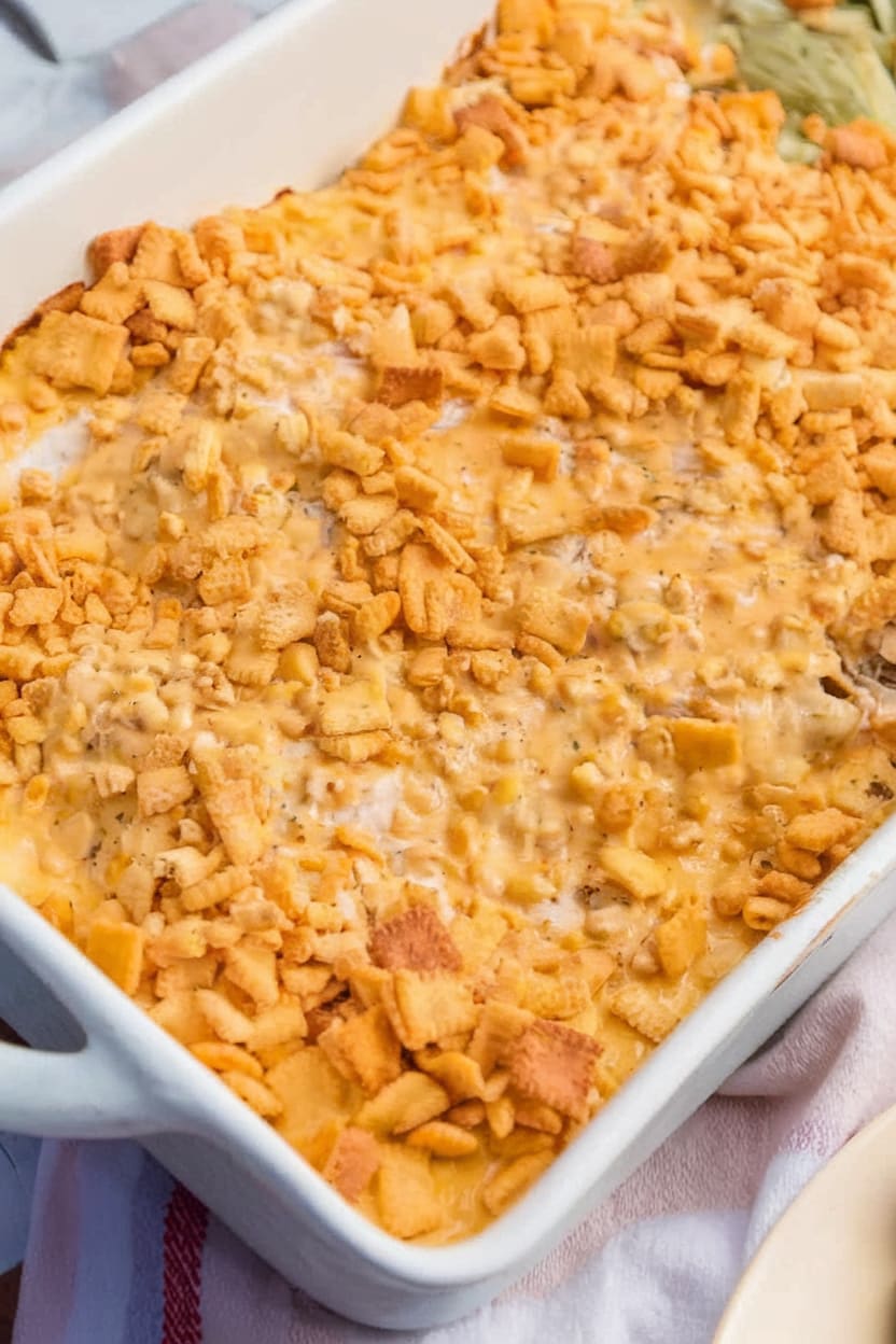 Ritz Cracker Chicken Casserole