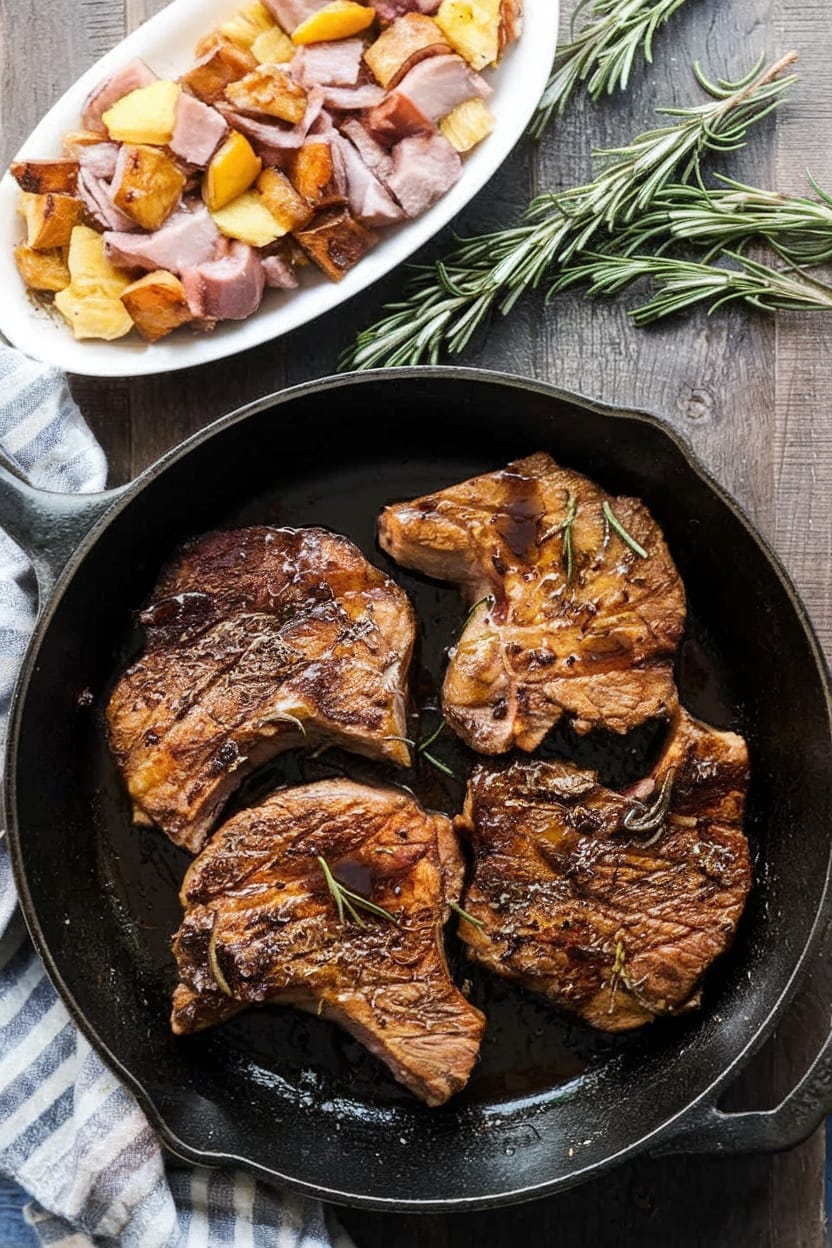 Pork Chops with Balsamic Glaze