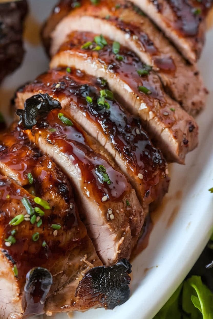 Bourbon Brown Sugar Pork Tenderloin