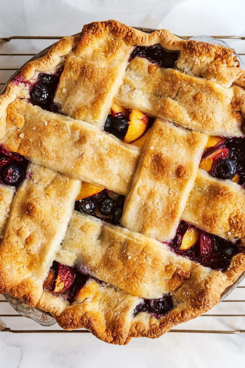 Blueberry Peach Pie