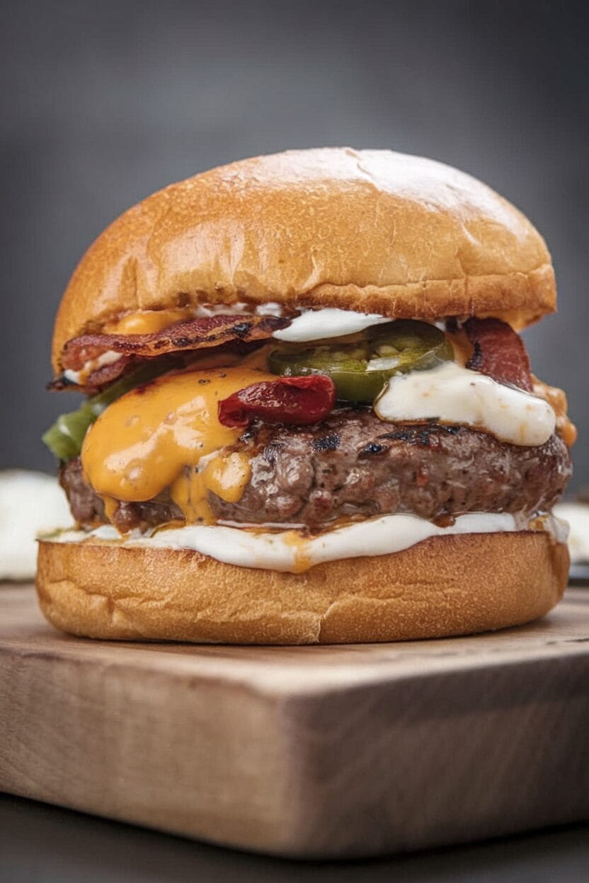 Jalapeno Popper Burger