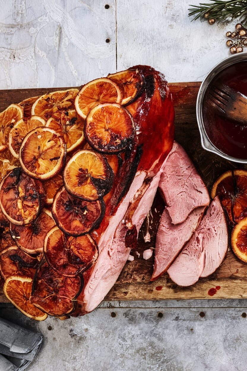 Orange Glazed Ham