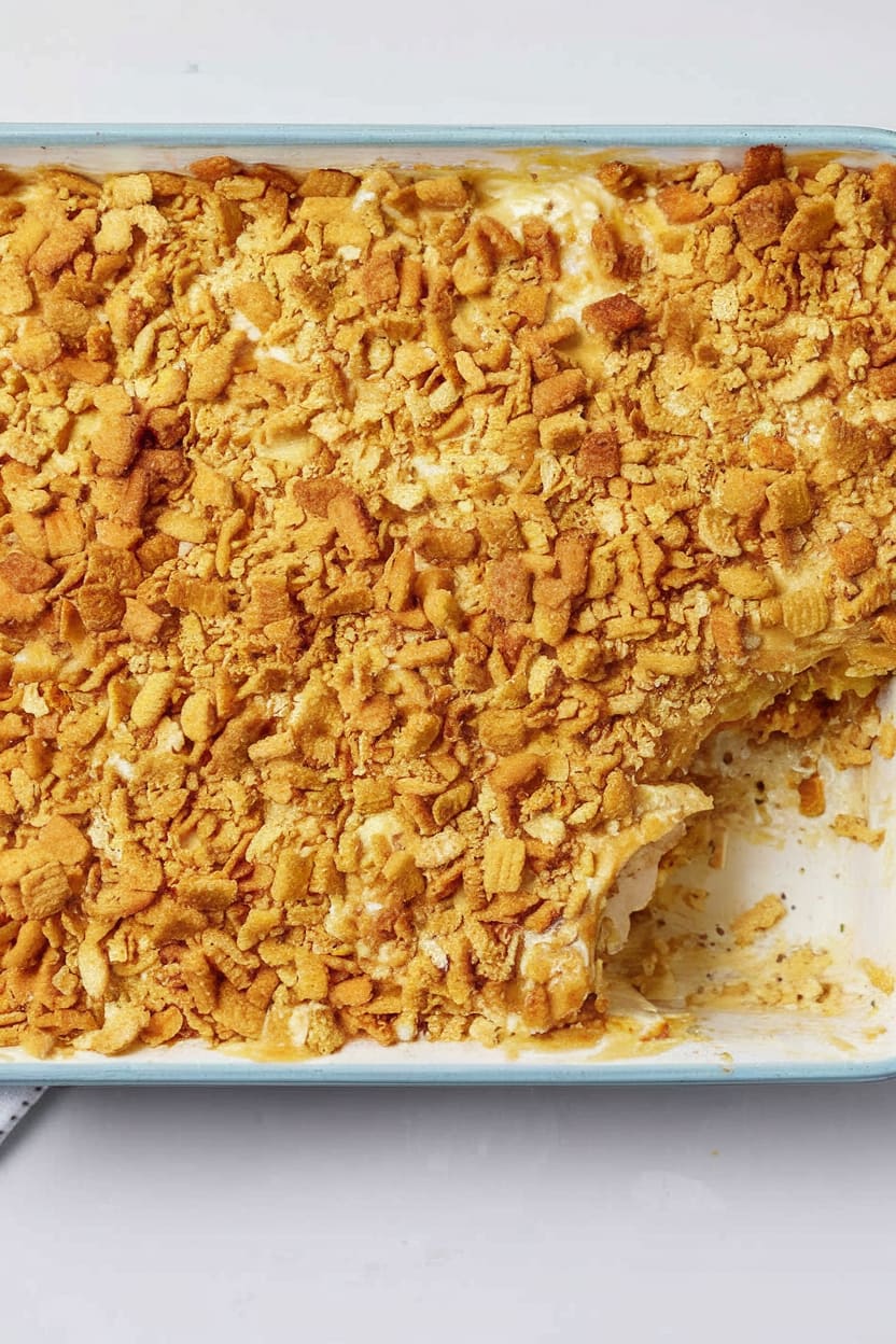 Ritz Cracker Chicken Casserole