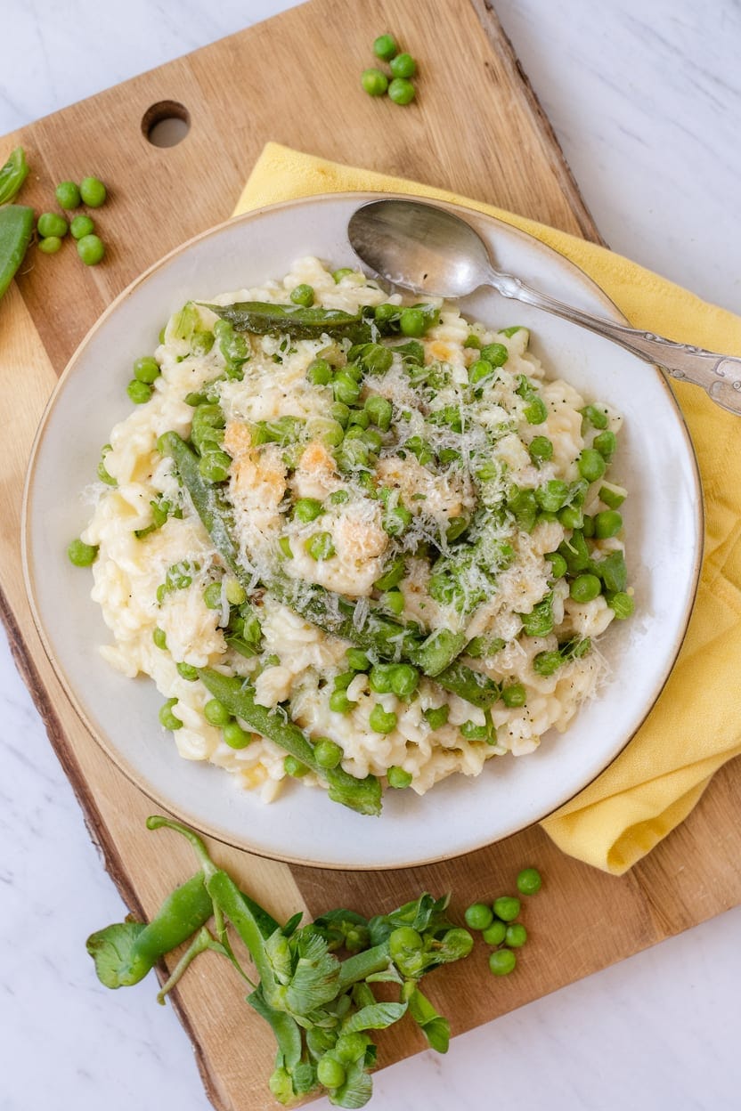 Spring Pea Risotto