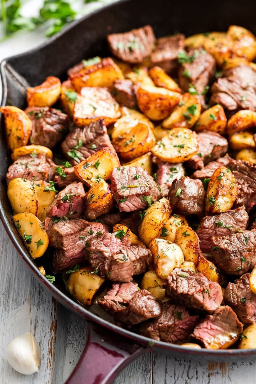 Garlic Butter Steak Bites