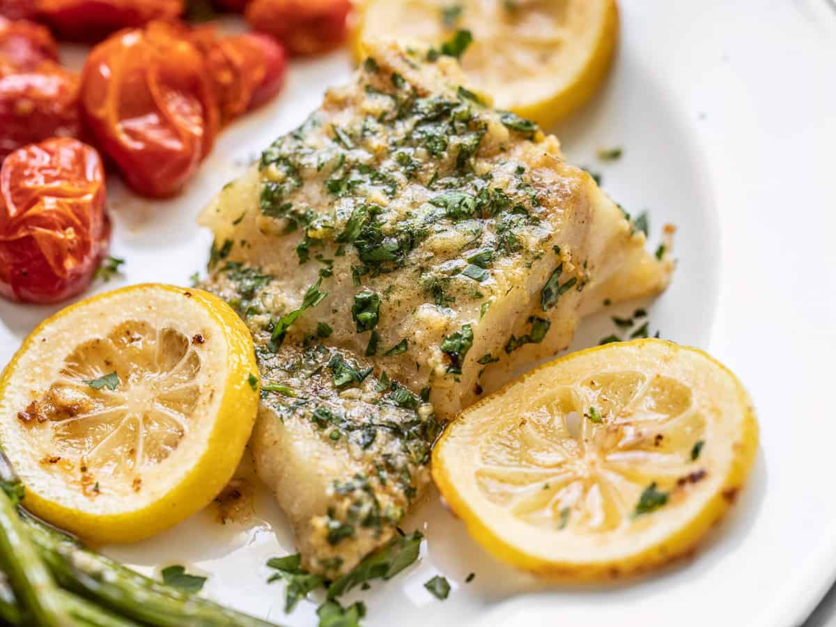 One-Pan Garlic Butter Baked Cod Recipe