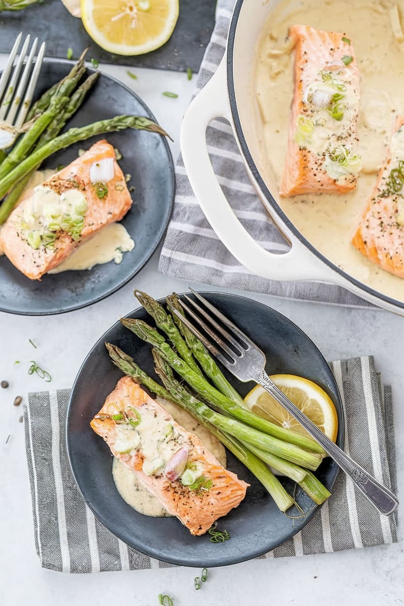 Creamy Lemon Salmon