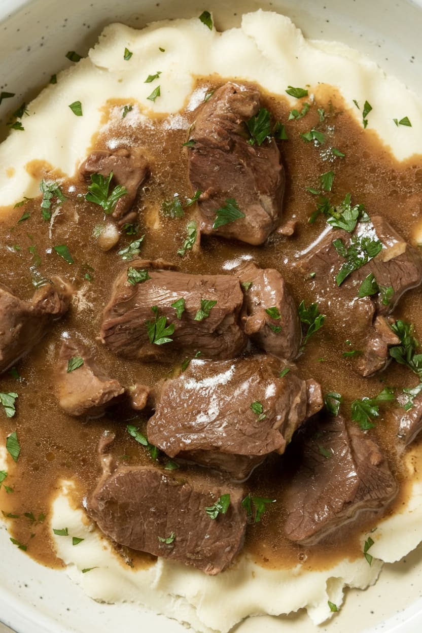 Beef Tips and Gravy