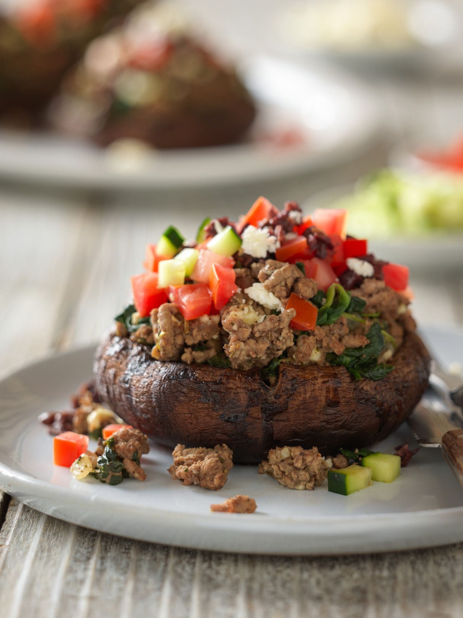 Stuffed Portobello Mushrooms with Ground Beef Recipe