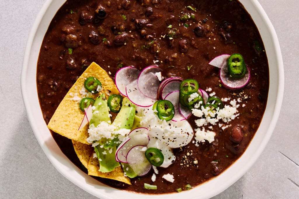 Spicy Black Bean Soup Recipe