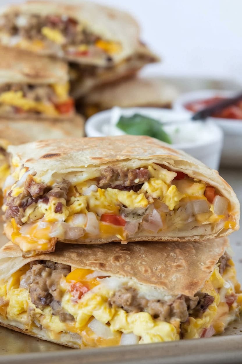 Sheet Pan Breakfast Quesadillas