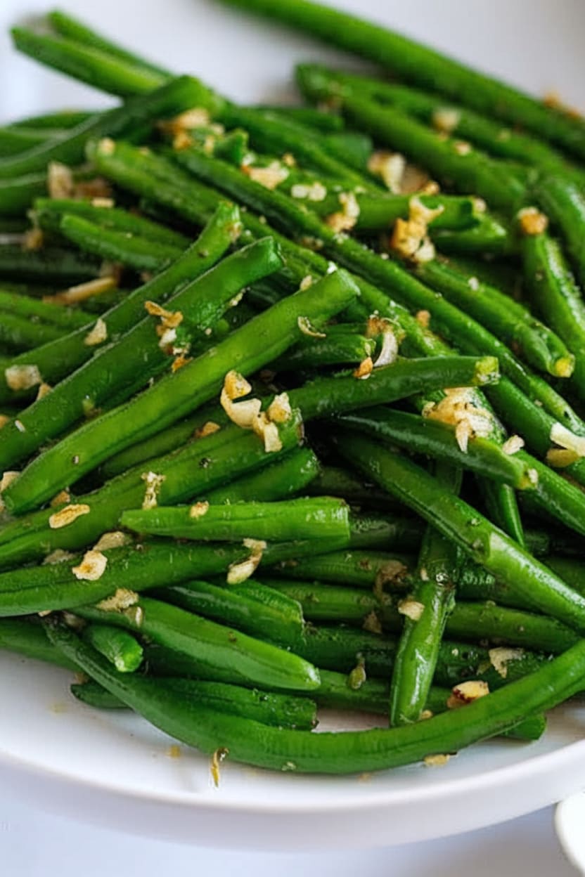 Sautéed Green Beans with Garlic
