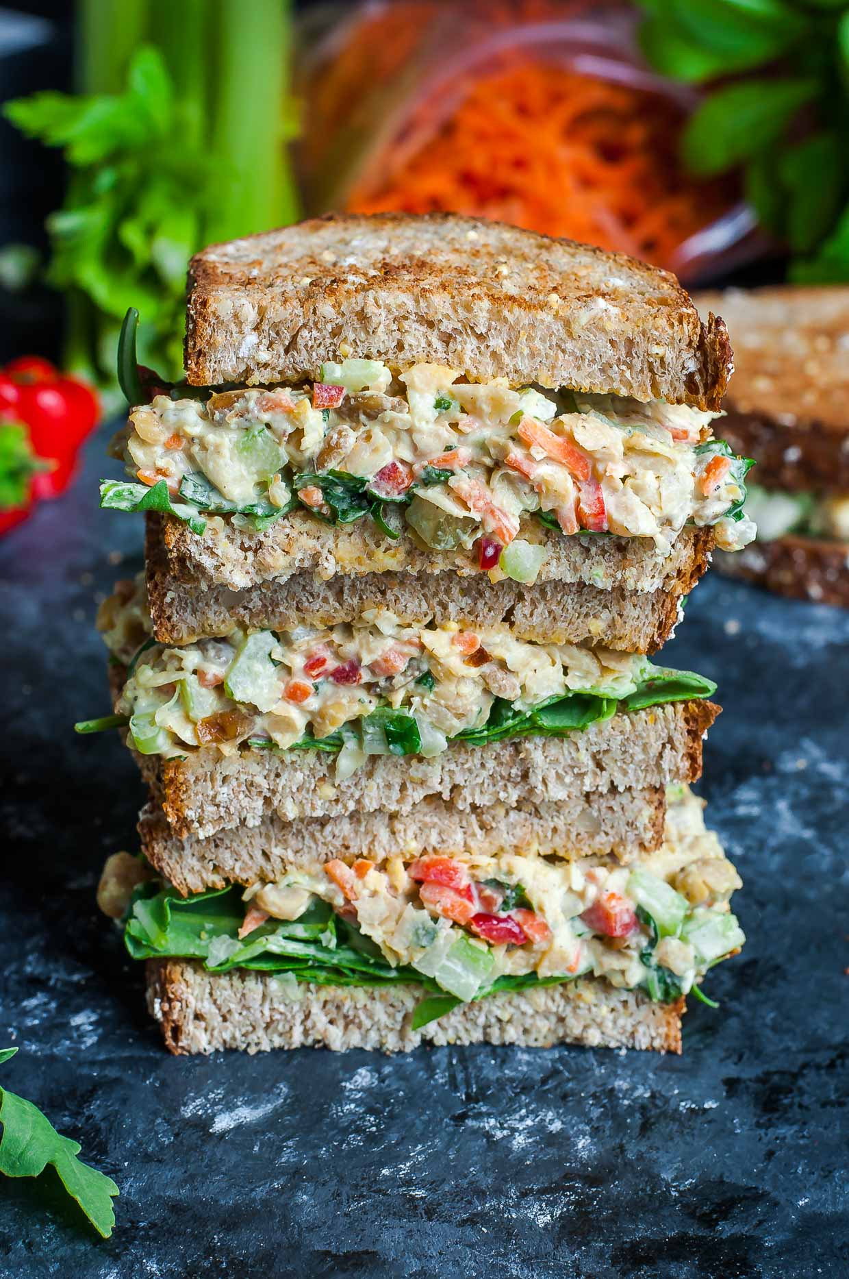 Vegan Chickpea Salad Sandwich Recipe