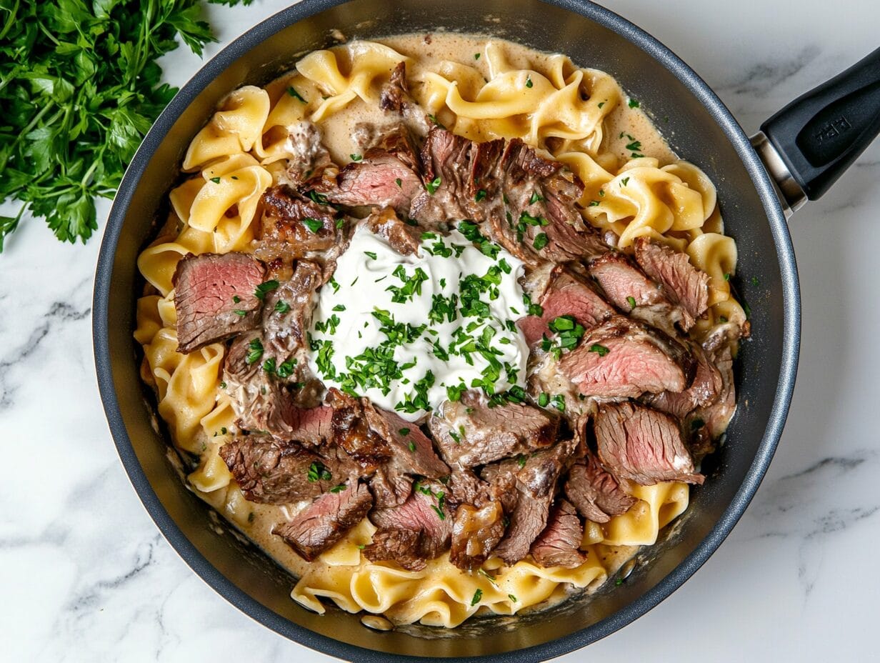 Leftover Prime Rib Stroganoff Recipe