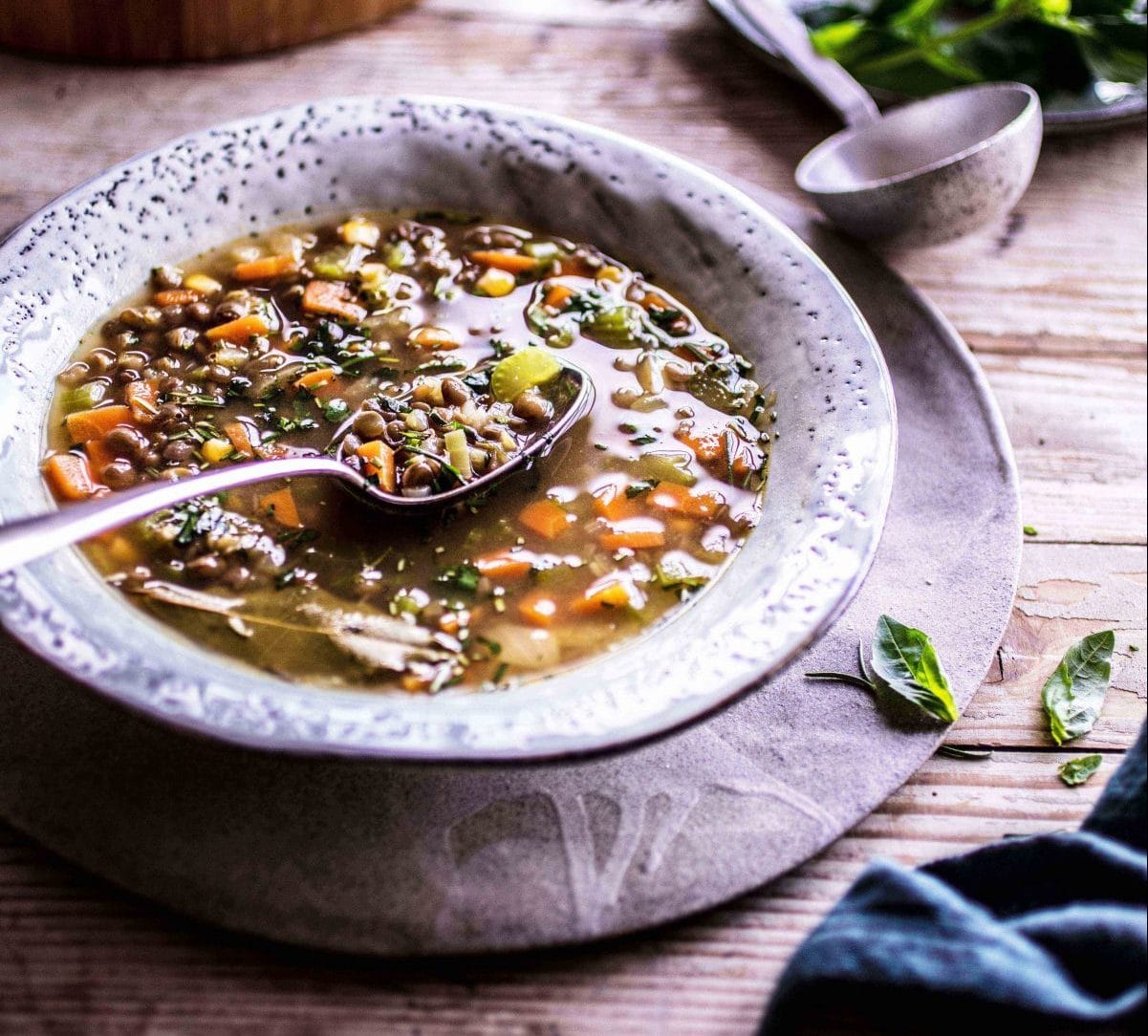 Herb-Infused Lentil Soup Recipe