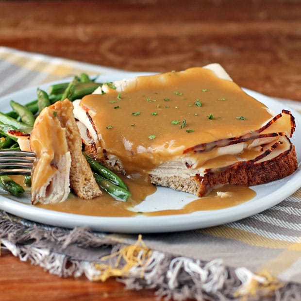 Hot Turkey Sandwich with Gravy Recipe
