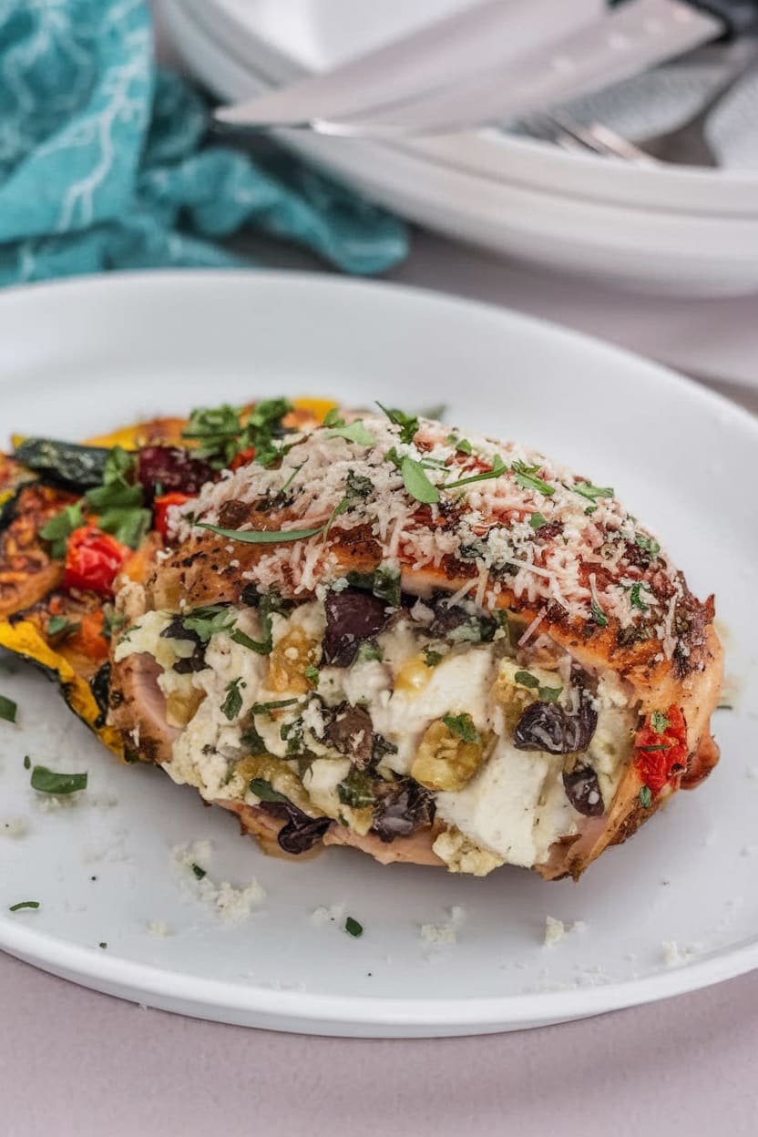 Mediterranean Stuffed Chicken Breast