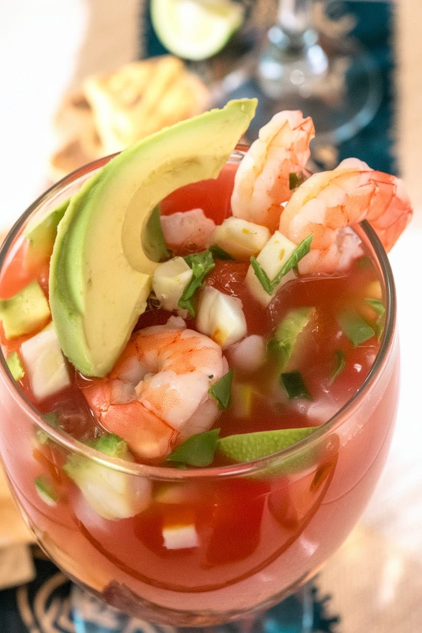 Coctel De Camaron (Mexican Shrimp Cocktail)