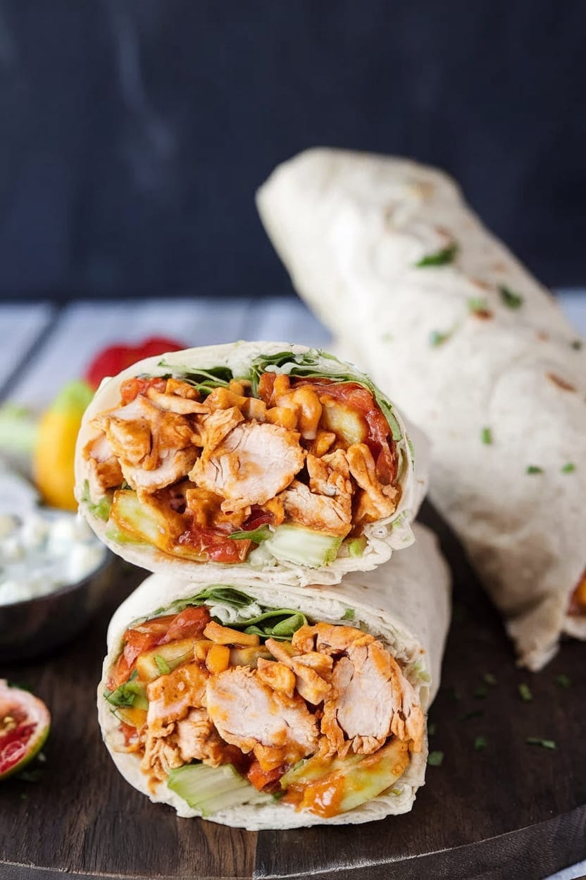 Buffalo Chicken Wraps