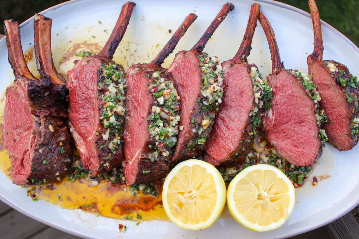 Roasted Rack of Venison