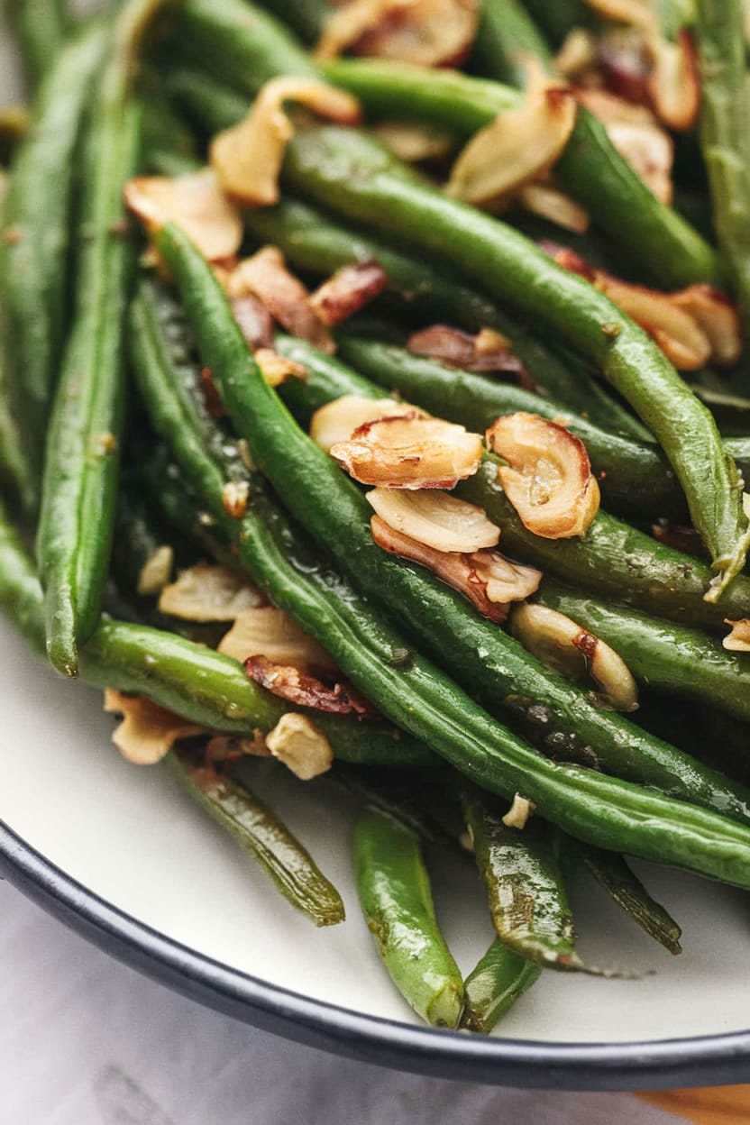 Sautéed Green Beans with Garlic