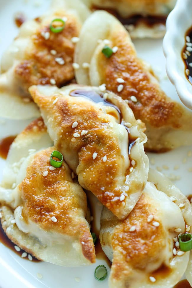Sesame Chicken Potstickers Recipe