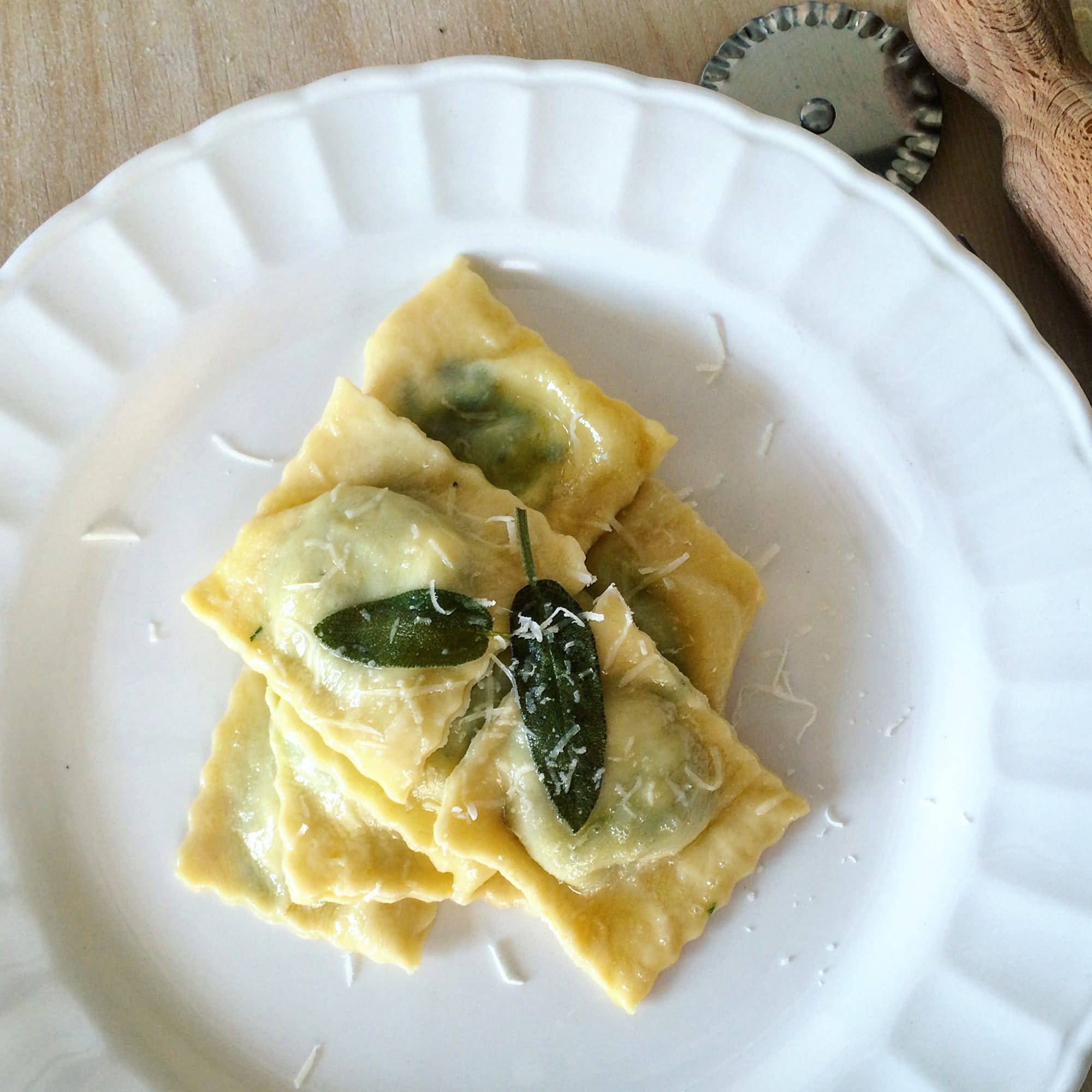 Ravioli di Ricotta e Spinaci Recipe