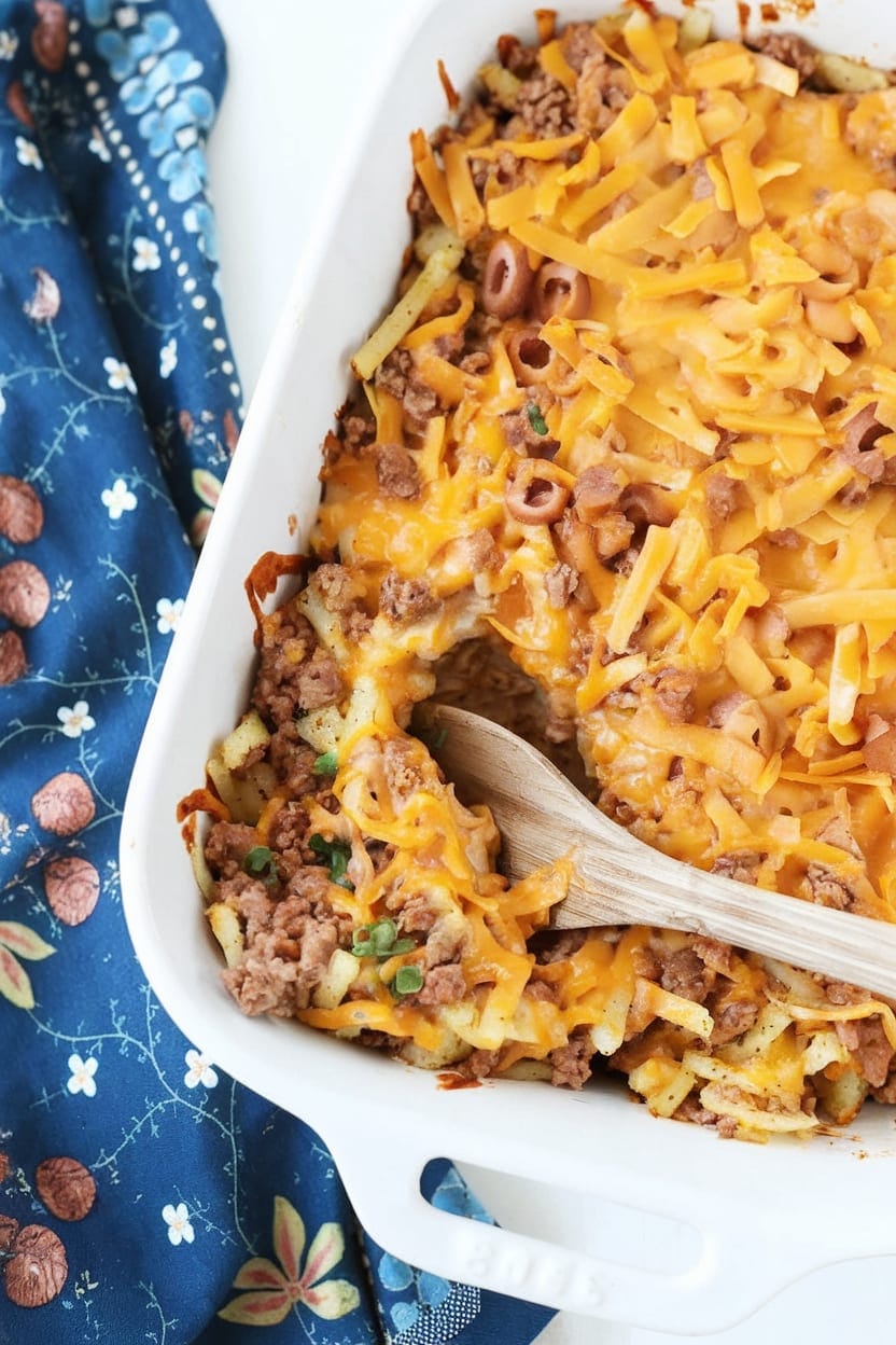 Taco Hashbrown Casserole